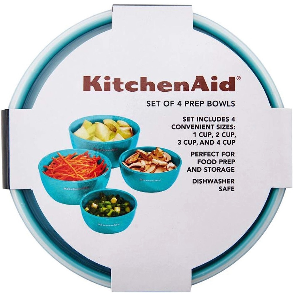 Kitchen Aid Set of 4 Prep bowls NIP - Picture 2 of 6